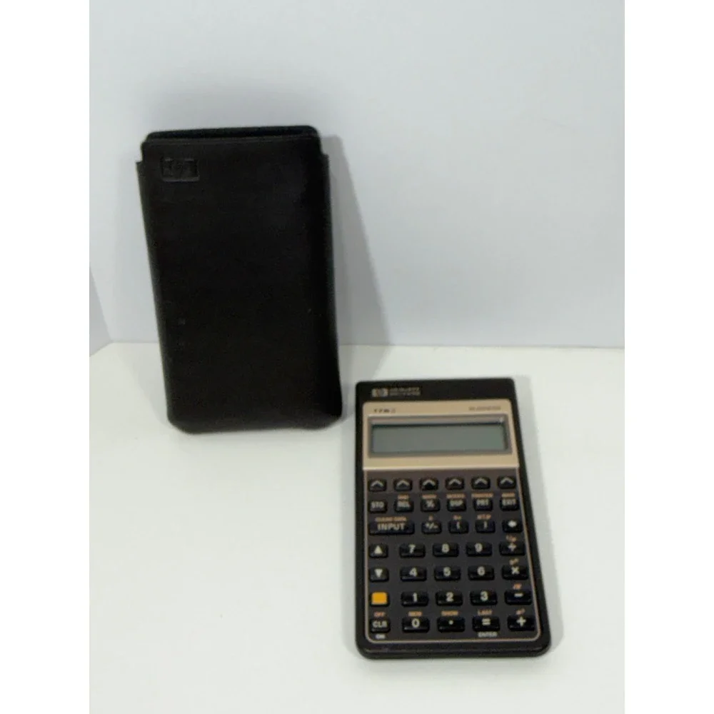 Hewlett Packard HP 17B II Business Financial Calculator w Black Case NO battery